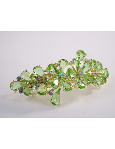 KLAMRA FRANCUSKA DO WŁOSÓW KWIATY Z KAMIENIAMI...