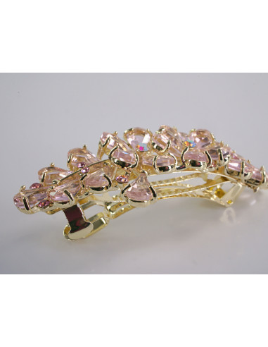 KLAMRA FRANCUSKA DO WŁOSÓW KWIATY Z KAMIENIAMI...