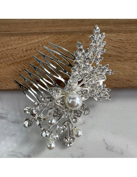 Grzebień wsuwany do włosów ozdobny kamienie Lolita Accessories