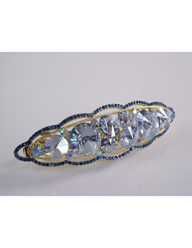 KLAMRA FRANCUSKA DO WŁOSÓW PREMIUM KRYSZTAŁY...