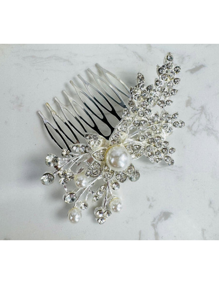 Grzebień wsuwany do włosów ozdobny kamienie Lolita Accessories