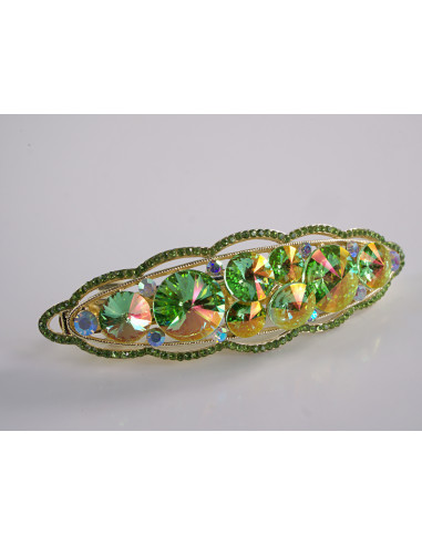 KLAMRA FRANCUSKA DO WŁOSÓW PREMIUM KRYSZTAŁY...