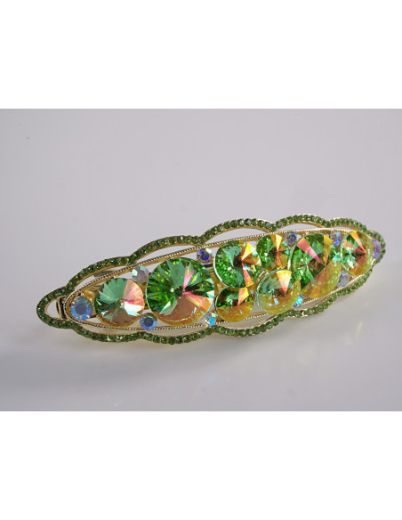 KLAMRA FRANCUSKA DO WŁOSÓW PREMIUM KRYSZTAŁY WIECZOROWA LOLITA AKCESORIA