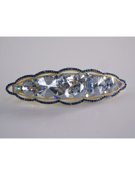 KLAMRA FRANCUSKA DO WŁOSÓW PREMIUM KRYSZTAŁY WIECZOROWA LOLITA AKCESORIA