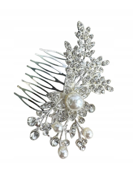 Grzebień wsuwany do włosów ozdobny kamienie Lolita Accessories