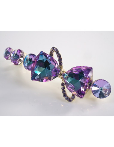 KLAMRA FRANCUSKA DO WŁOSÓW PREMIUM KRYSZTAŁY...