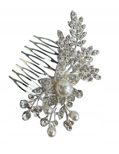 Grzebień wsuwany do włosów ozdobny kamienie...