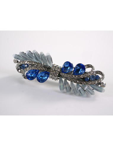 KLAMRA FRANCUSKA DO WŁOSÓW KŁOS KRYSZTAŁY...