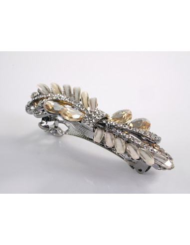 KLAMRA FRANCUSKA DO WŁOSÓW KŁOS KRYSZTAŁY...