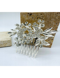 Grzebień wsuwany do włosów ozdobny kamienie MOTYLE Lolita... 2