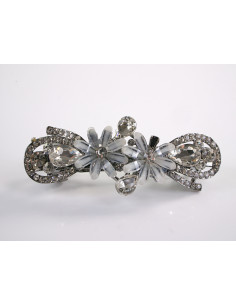 KLAMRA FRANCUSKA DO WŁOSÓW KWIATKI KRYSZTAŁY LOLITA...