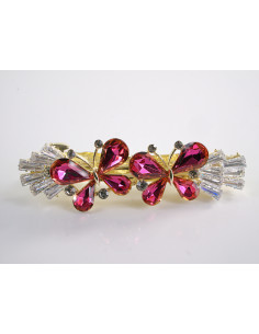 KLAMRA FRANCUSKA DO WŁOSÓW MOTYLKI KRYSZTAŁY LOLITA...