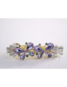 KLAMRA FRANCUSKA DO WŁOSÓW MOTYLKI KRYSZTAŁY LOLITA...