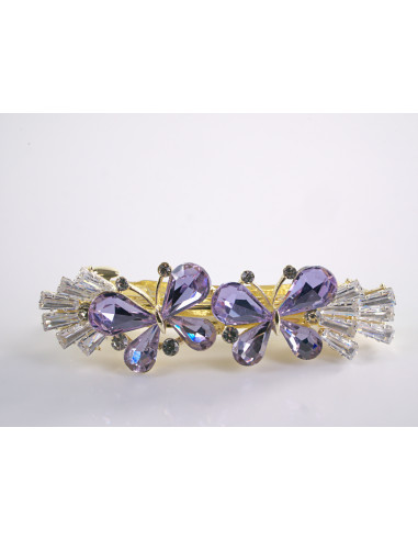 KLAMRA FRANCUSKA DO WŁOSÓW MOTYLKI KRYSZTAŁY...