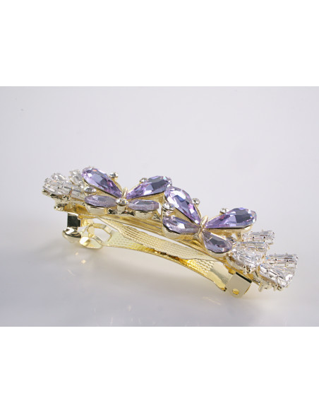 KLAMRA FRANCUSKA DO WŁOSÓW MOTYLKI KRYSZTAŁY LOLITA AKCESORIA CRYSTAL