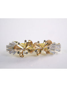 KLAMRA FRANCUSKA DO WŁOSÓW MOTYLKI KRYSZTAŁY LOLITA...