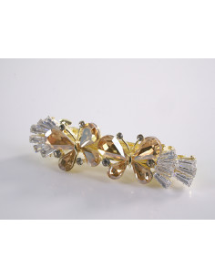 KLAMRA FRANCUSKA DO WŁOSÓW MOTYLKI KRYSZTAŁY LOLITA... 2