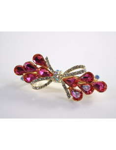 KLAMRA FRANCUSKA DO WŁOSÓW KŁOS KOKARDA KRYSZTAŁY LOLITA... 2