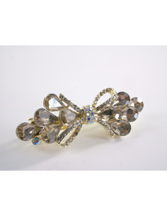 KLAMRA FRANCUSKA DO WŁOSÓW KŁOS KOKARDA KRYSZTAŁY LOLITA... 2