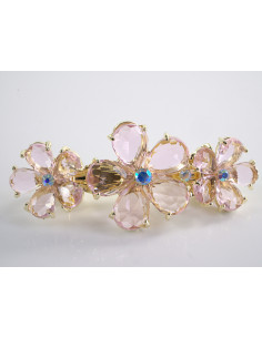 KLAMRA FRANCUSKA DO WŁOSÓW KWIATKI  KRYSZTAŁY LOLITA...