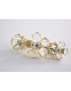 KLAMRA FRANCUSKA DO WŁOSÓW KWIATKI  KRYSZTAŁY LOLITA...