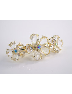 KLAMRA FRANCUSKA DO WŁOSÓW KWIATKI  KRYSZTAŁY LOLITA... 2