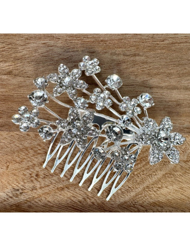 Grzebień wsuwany do włosów ozdobny kamienie...