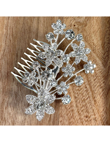 Grzebień wsuwany do włosów ozdobny kamienie...