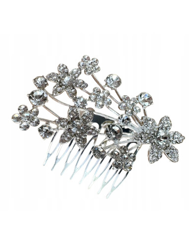 Grzebień wsuwany do włosów ozdobny kamienie...