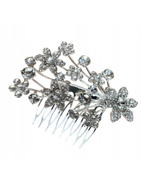 Grzebień wsuwany do włosów ozdobny kamienie Lolita Accessories