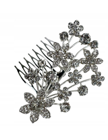 Grzebień wsuwany do włosów ozdobny kamienie...