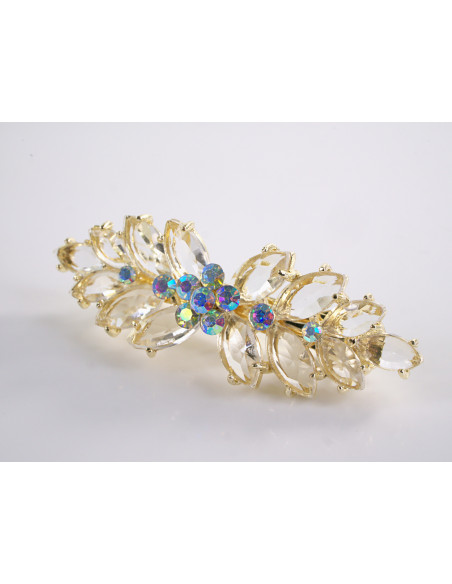 KLAMRA FRANCUSKA DO WŁOSÓW KŁOS KRYSZTAŁY LOLITA AKCESORIA ECRU