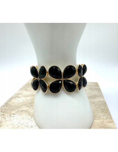 Bransoletka Kryształowa na rękę duże Kryształy...