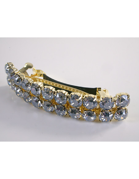 KLAMRA FRANCUSKA DO WŁOSÓW  KRYSZTAŁY LOLITA AKCESORIA CRYSTAL