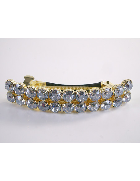 KLAMRA FRANCUSKA DO WŁOSÓW  KRYSZTAŁY LOLITA AKCESORIA CRYSTAL