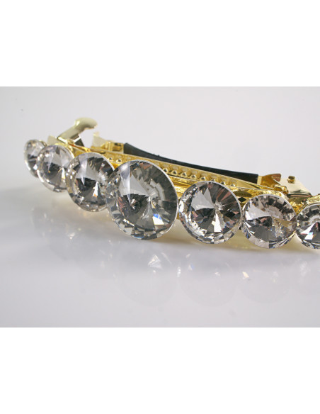 KLAMRA FRANCUSKA DO WŁOSÓW  LOLITA AKCESORIA KAMIENIE CRYSTAL