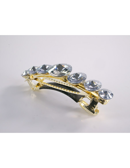 KLAMRA FRANCUSKA DO WŁOSÓW  LOLITA AKCESORIA KAMIENIE NIEBIESKI BLUE