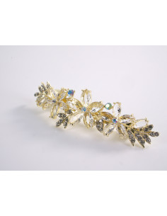 KLAMRA FRANCUSKA DO WŁOSÓW KWIATY Z KŁOSEM ECRU LOLITA... 2