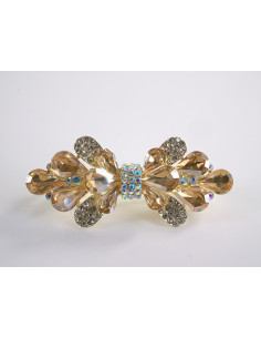 KLAMRA FRANCUSKA DO WŁOSÓW KOKARDA Z KŁOSEM  LOLITA...