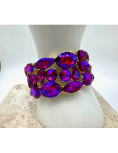 Bransoletka Kryształowa na rękę duże Kryształy Lolita... 2