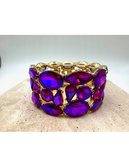 Bransoletka Kryształowa na rękę duże Kryształy Lolita Accessories