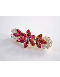 KLAMRA FRANCUSKA DO WŁOSÓW KWIAT LOLITA AKCESORIA RÓŻOWY... 2