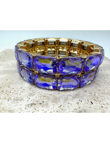 Bransoletka Kryształowa na rękę duże Kryształy...