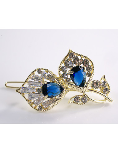 SPINKA  do włosów KWIATEK KALIA  Z KRYSZTAŁKAMI...