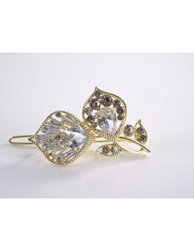 SPINKA  do włosów KWIATEK KALIA  Z KRYSZTAŁKAMI...