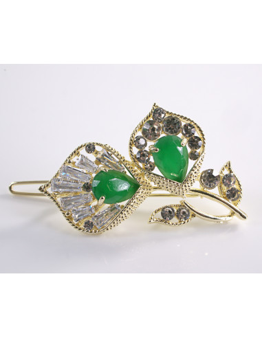 SPINKA  do włosów KWIATEK KALIA  Z KRYSZTAŁKAMI...