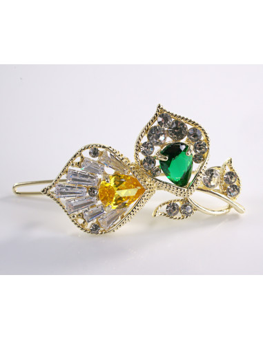 SPINKA  do włosów KWIATEK KALIA  Z KRYSZTAŁKAMI...