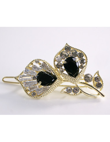 SPINKA  do włosów KWIATEK KALIA  Z KRYSZTAŁKAMI...