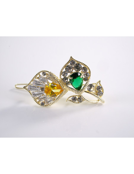 SPINKA  do włosów KWIATEK KALIA  Z KRYSZTAŁKAMI  Lolita Akcesoria KOLORY