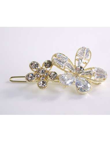 SPINKA  do włosów KWIATEK KWIAT  Z KRYSZTAŁKAMI...